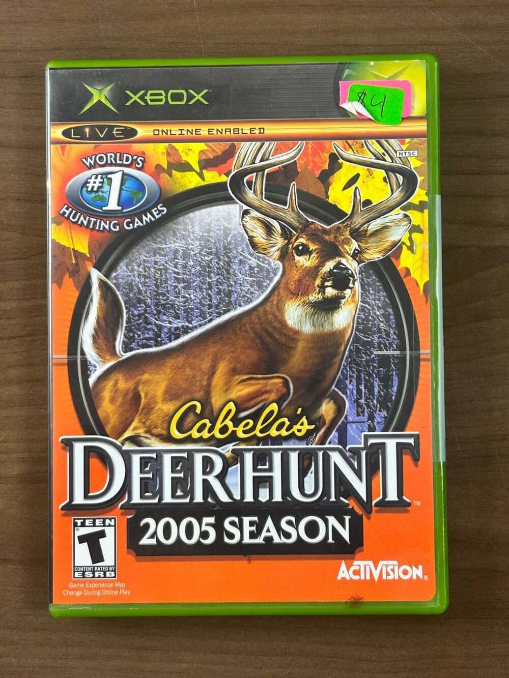Cabela’s Deer Hunt 2005 Season Original Xbox 2004 Activision NTSC CIB